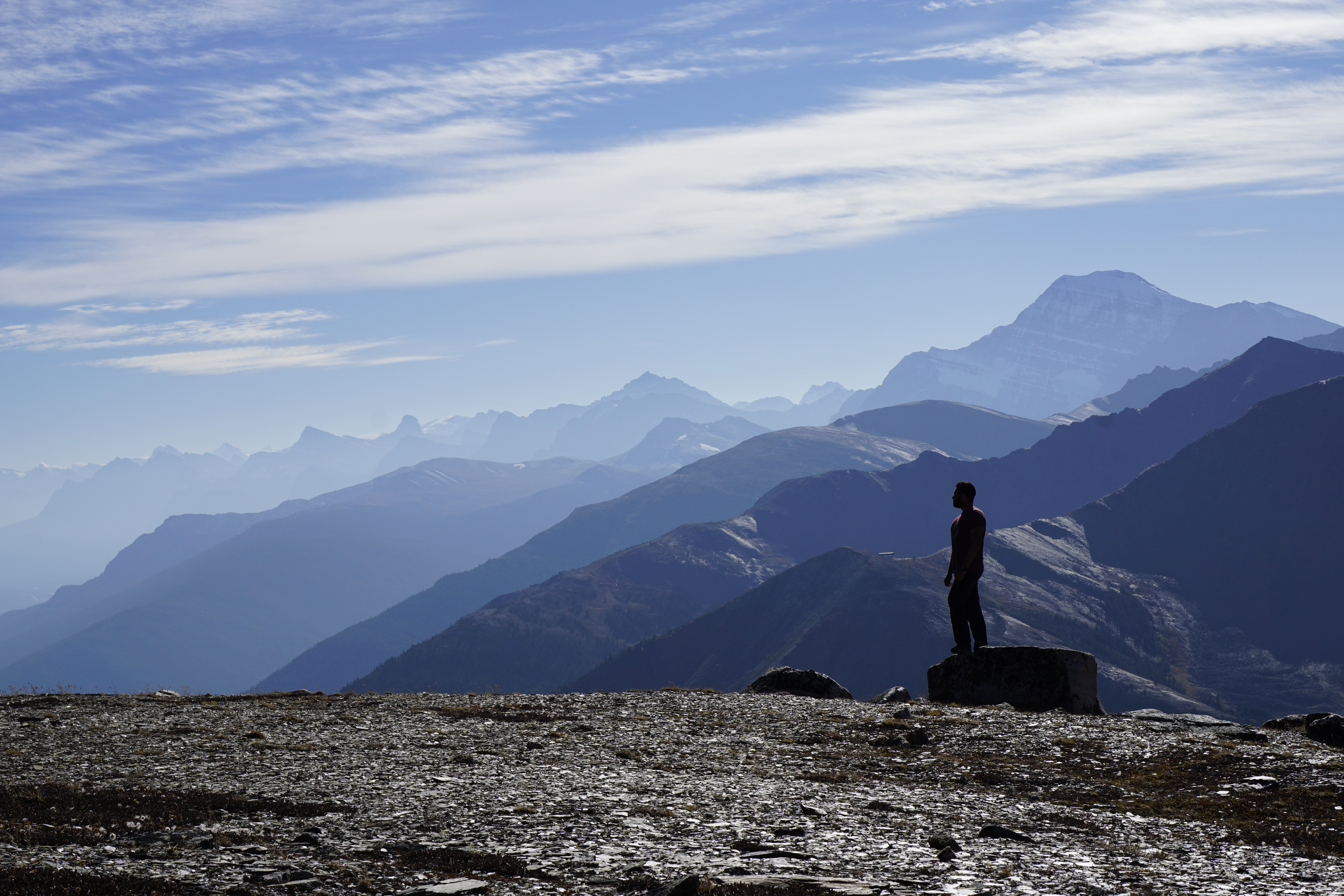 Whistler mountain summit